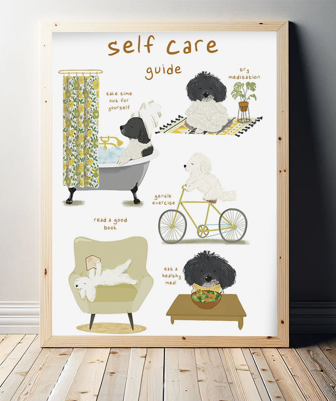 Dog Self Care Guide Print