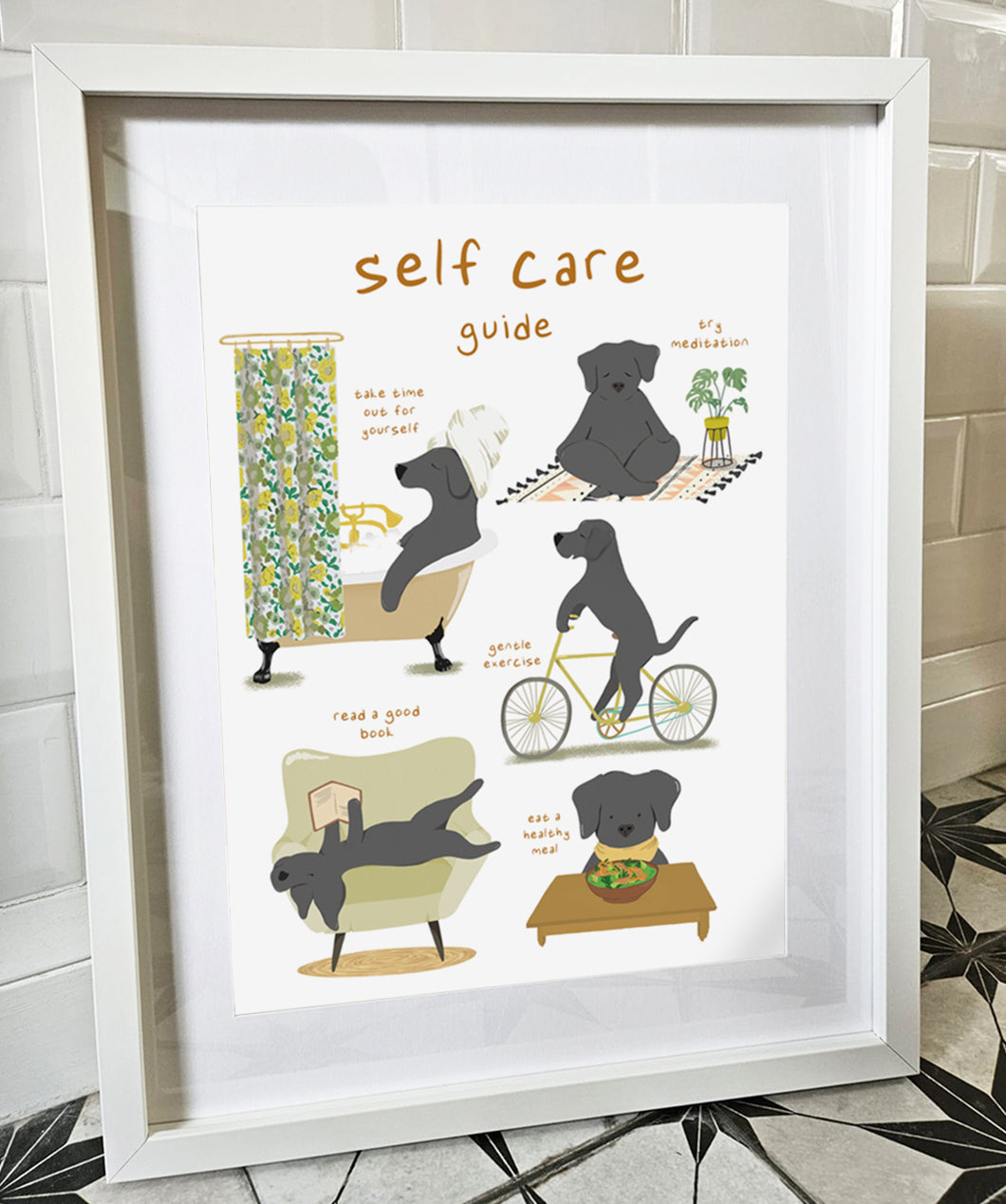 Dog Self Care Guide Print