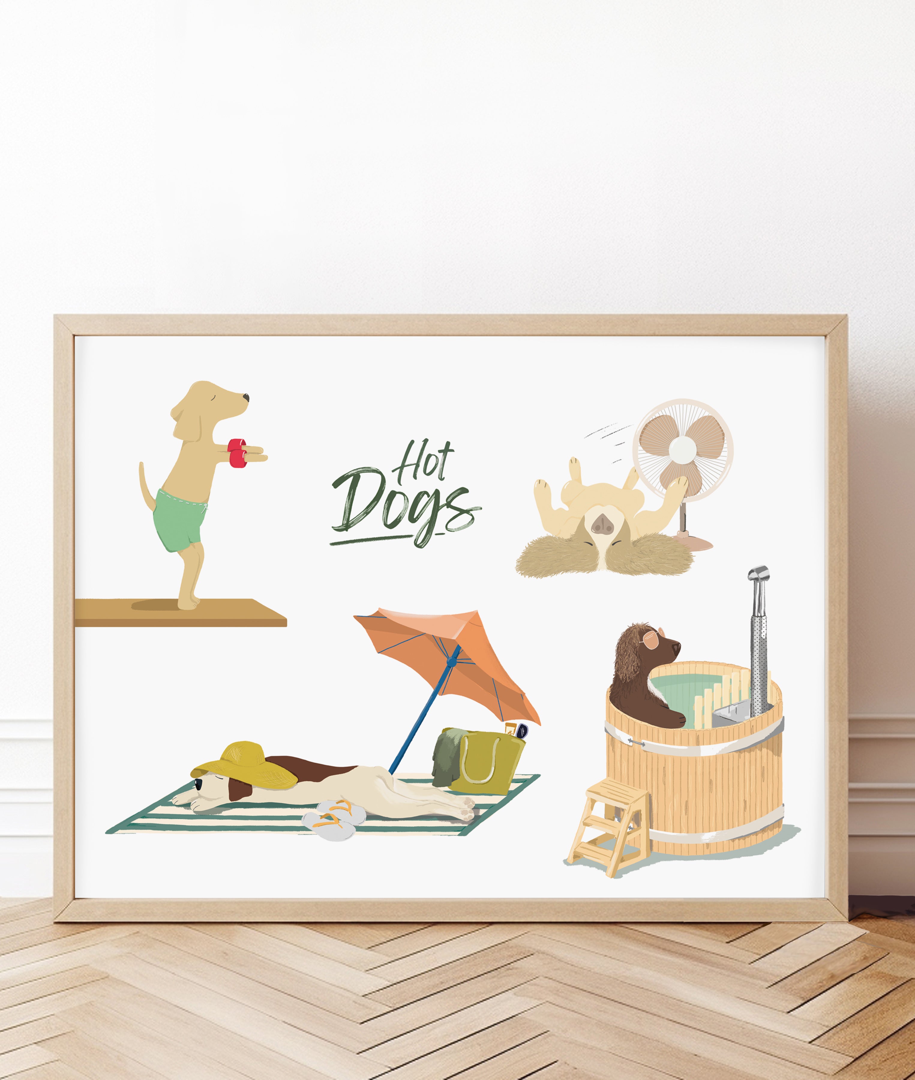 Hot Dogs Print