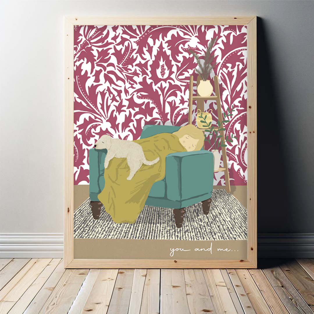 Living Room 'you and me...' Print