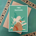 Custom Capybara Christmas Card - Capy Pun - Card For Husband - Wife