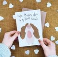 Spaniel Dog Mother's Day Card - From The Dog