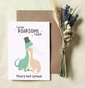 Personalised Dinosaur Wedding Card – Totally Roarsome Couple - Pun