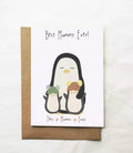 Personalised Penguin Mothers Day Card - Mummy Ever