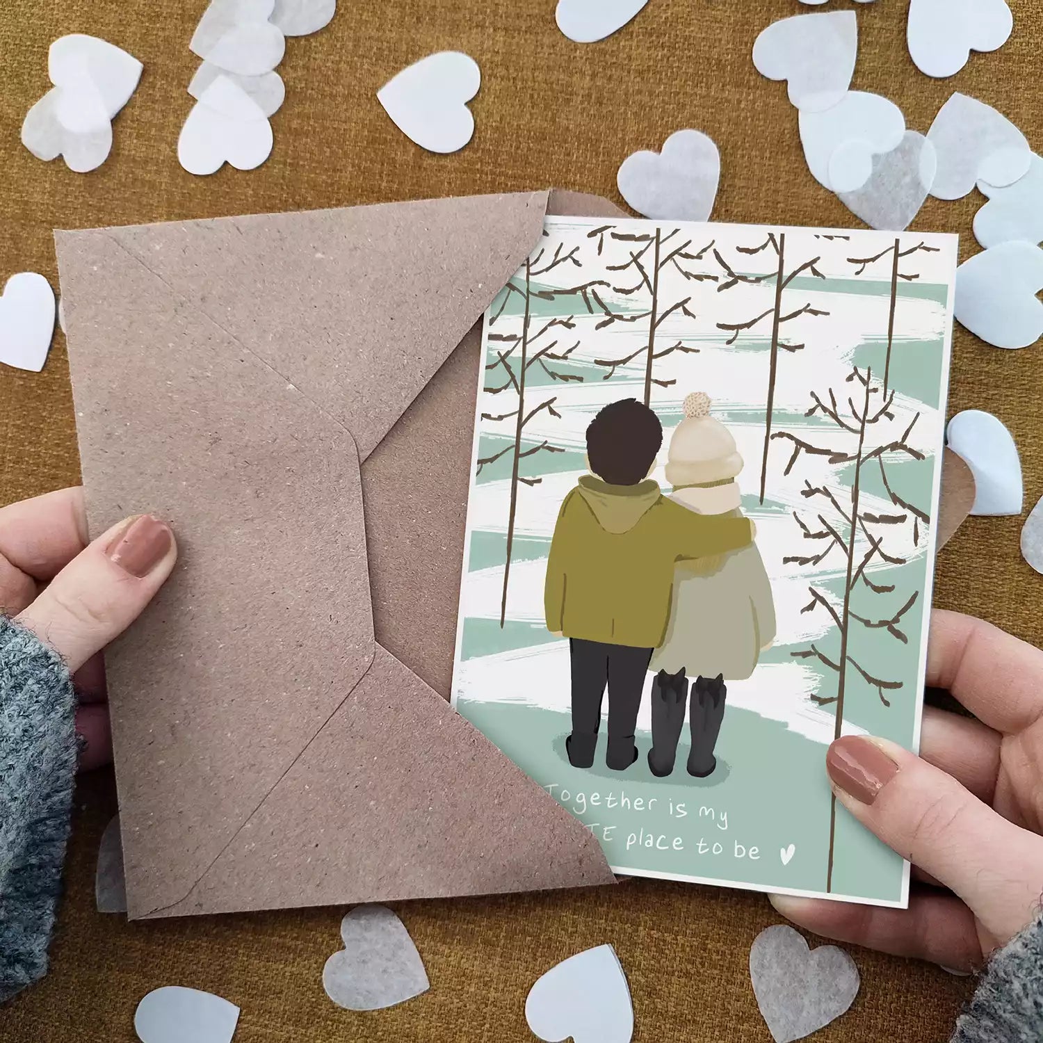 Together Is My Favourite Place To Be - Valentine's Day Couple Card