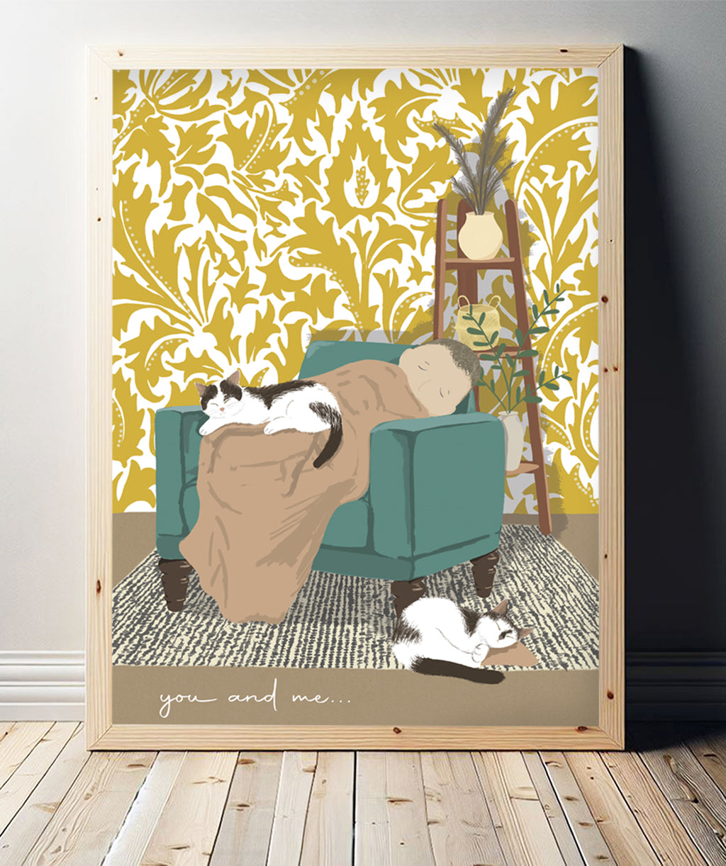Living Room 'you and me...' Print