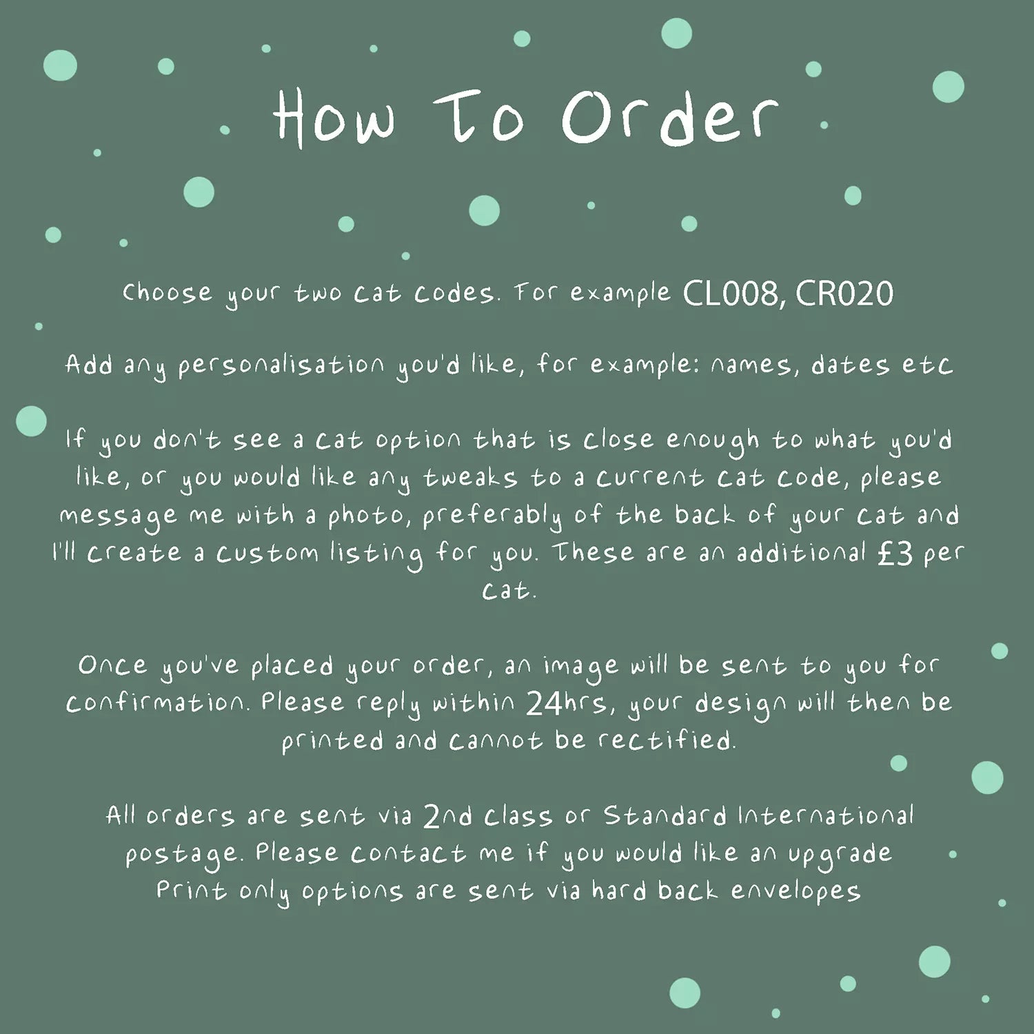 custom cat couple print. Text includes name and date of couple's wedding