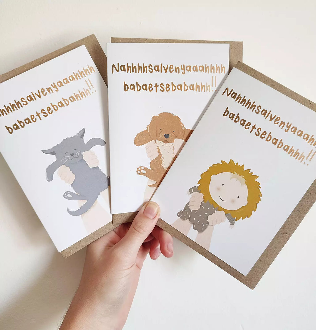 Funny New Kitten Card – Lion King Inspired Baby Cat