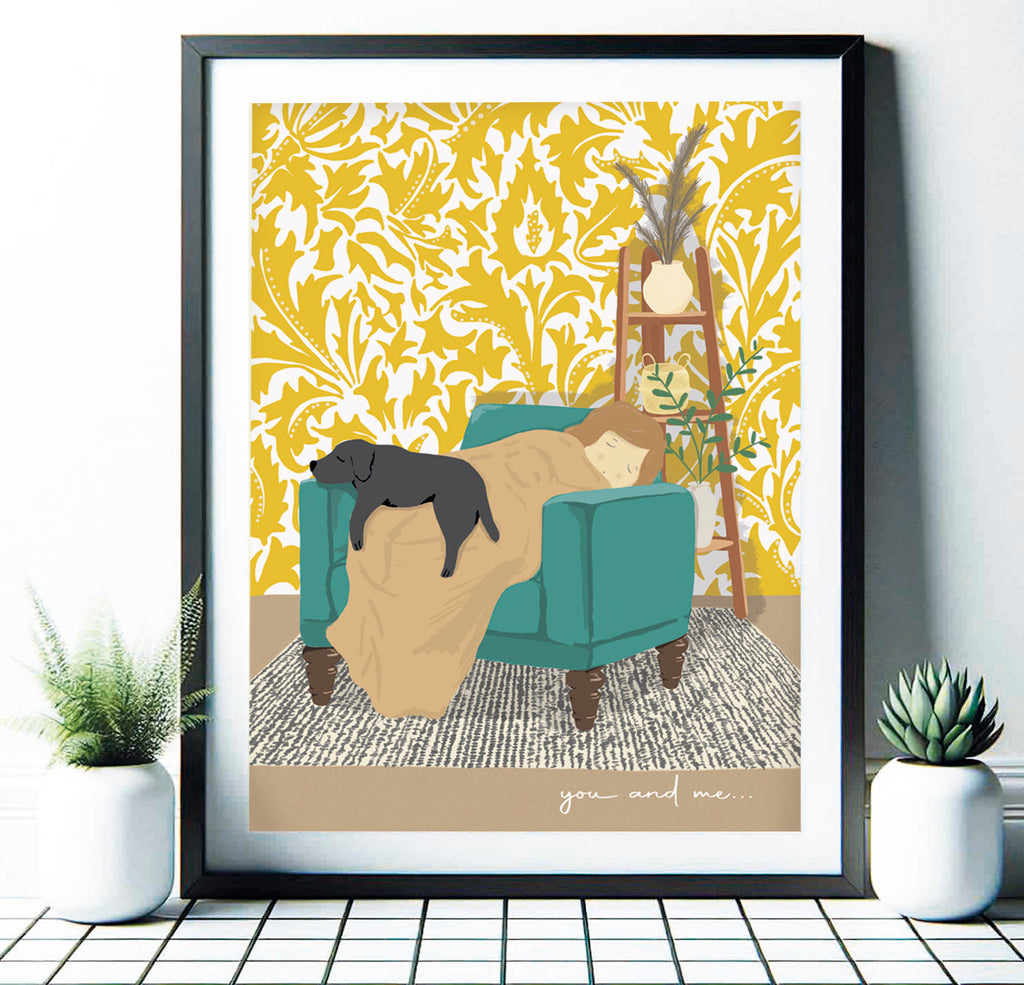 Living Room 'you and me...' Print